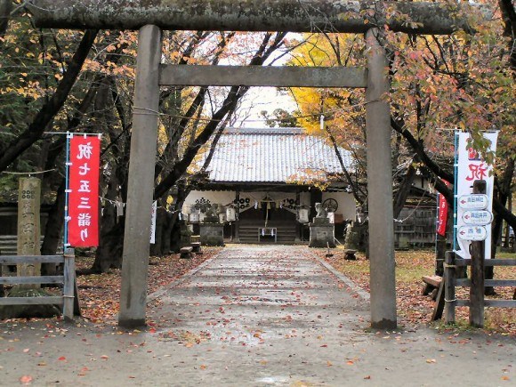 七五三のお参りの神社