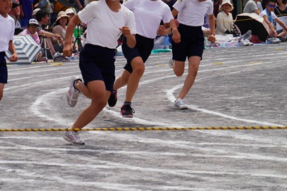 運動会の短距離走・徒競走